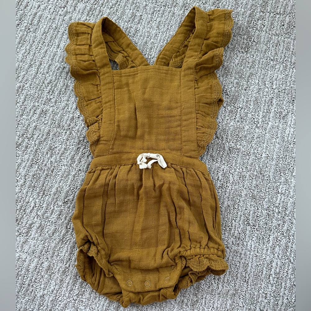 Jamie Kay Mustard Romper Sz 2yr